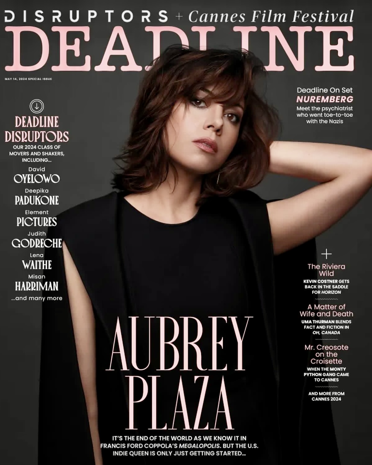 Aubrey Plaza Deadline Cover